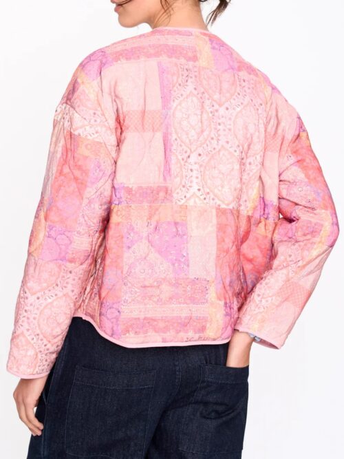 24Colours Quilted Patterned Jacket - Image 2