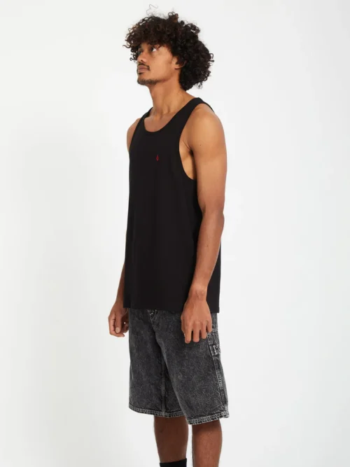 Μαύρο αμάνικο μπλουζάκι από την εταιρία Volcom.