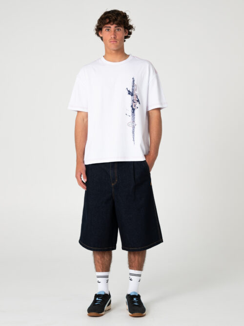 Rusty Morning Glory Graphic T-shirt - Image 4