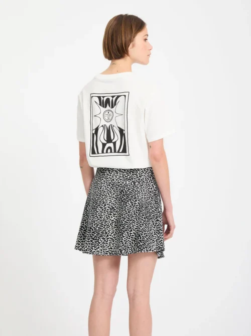Volcom Rawly Skirt - Black White - Image 3