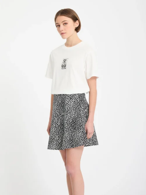 Volcom Rawly Skirt - Black White - Image 5