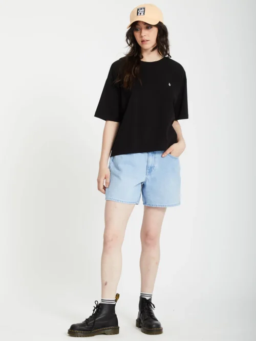 Volcom Stone Blanks Up T-Shirt - Black - Image 4