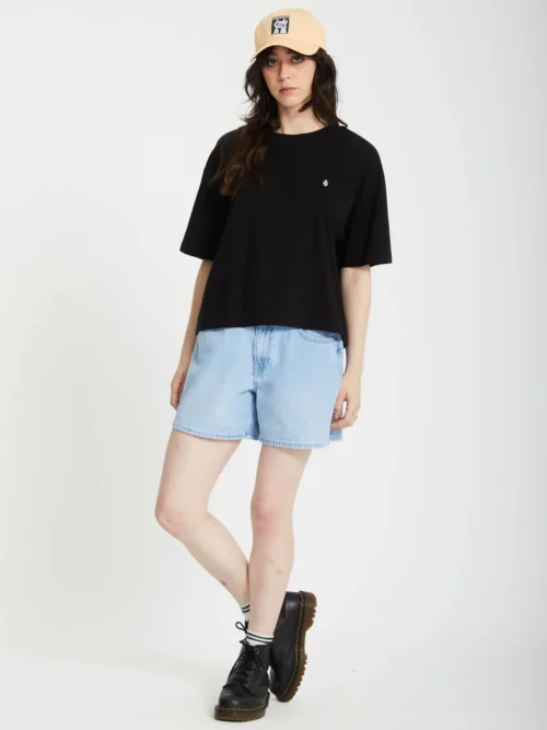 Volcom Stone Blanks Up T-Shirt - Black - Image 5