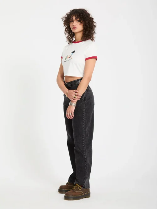 Volcom Mickey Mason Crop Top - Off White - Image 7