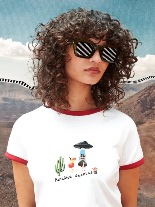 Volcom Mickey Mason Crop Top - Off White - Image 13