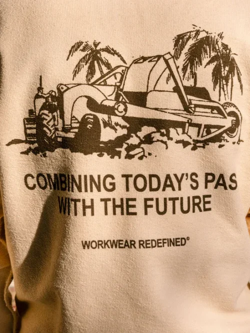 Caterpillar Past and Future Crewneck Fleece - Image 6