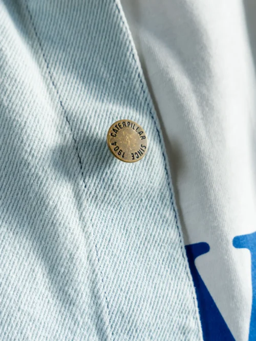 Caterpillar Light Wash Denim Overshirt - Image 5