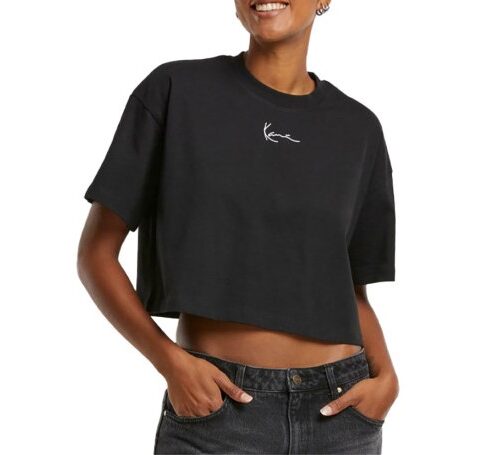 Karl Kani Small Signature Essential Crop Tee - Image 3