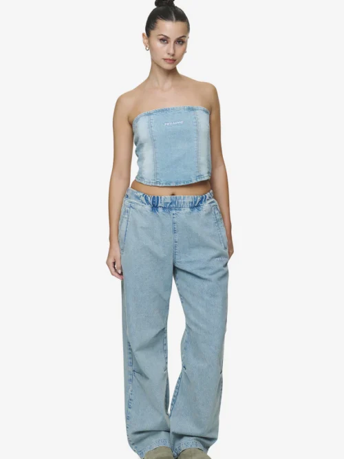 Pegador Miranda Denim Tube Top - Image 5