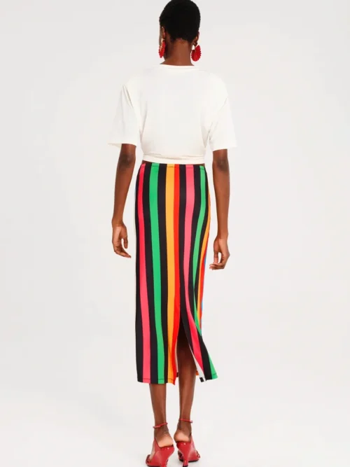 Peace & Chaos Rhythm Midi Skirt - Image 3
