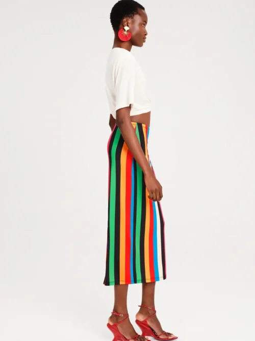 Peace & Chaos Rhythm Midi Skirt - Image 4