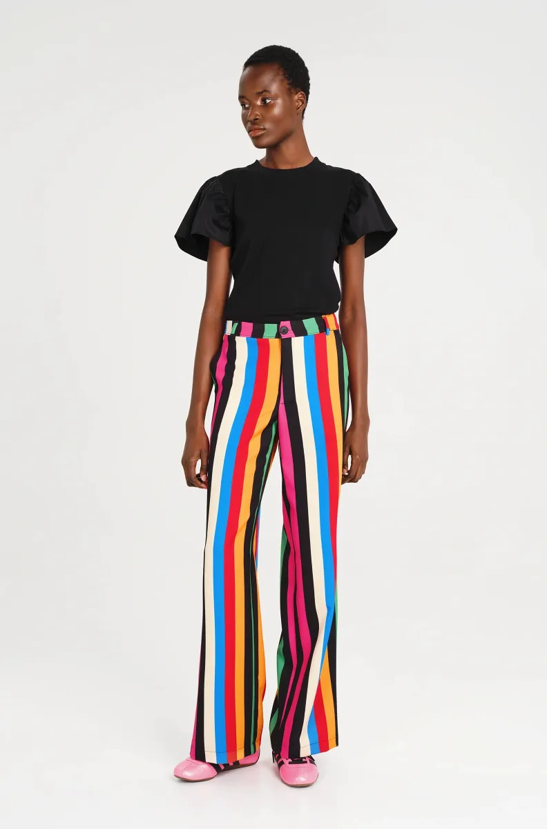 Παντελόνι σε ίσια γραμμή Πλαϊνές τσέπες και διακοσμητική πίσω τσέπη Μεταλλική λεπτομέρεια Chaka