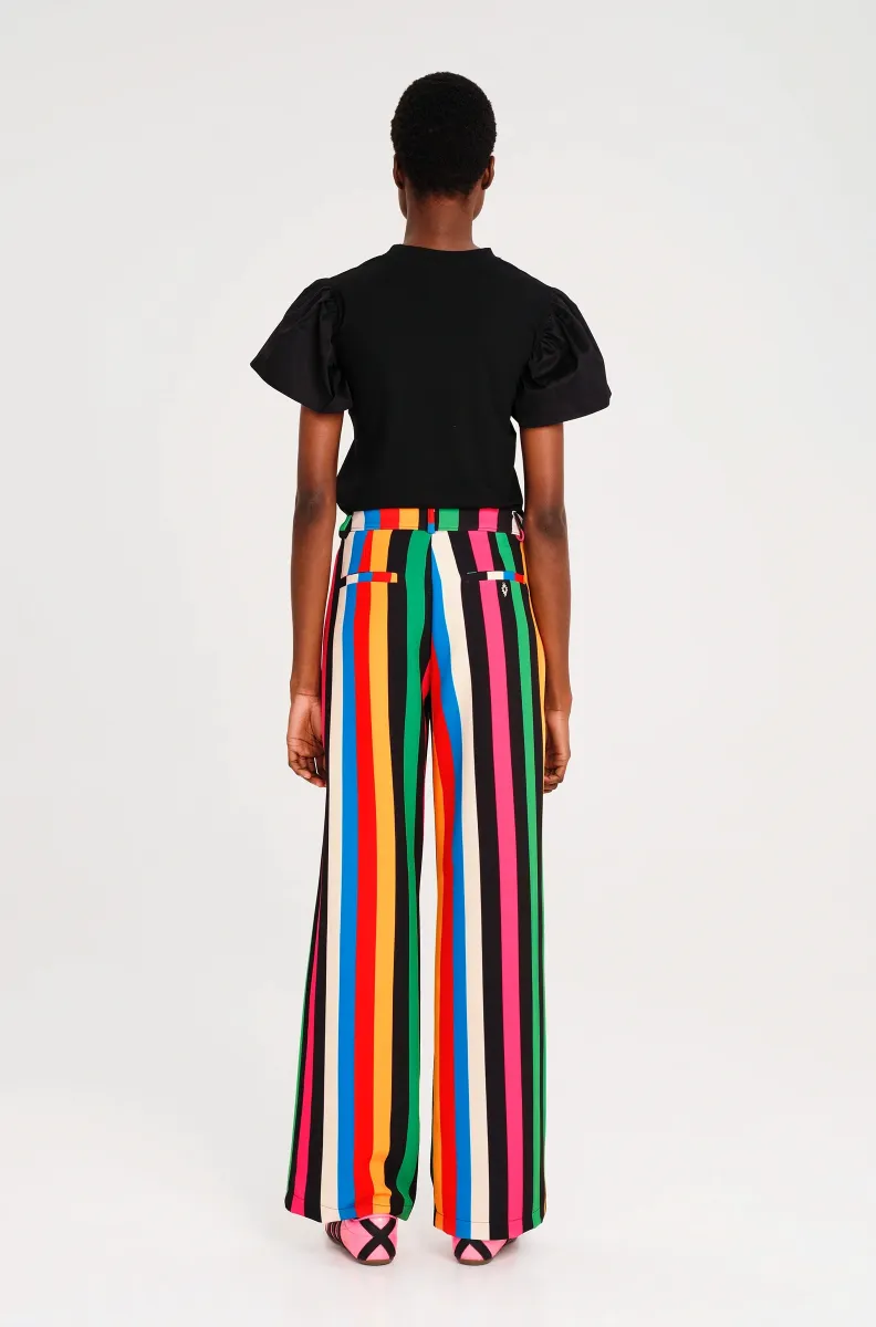 Παντελόνι σε ίσια γραμμή Πλαϊνές τσέπες και διακοσμητική πίσω τσέπη Μεταλλική λεπτομέρεια Chaka