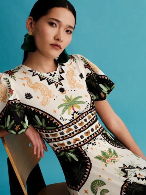 Peace & Chaos Reptile Long Dress - Image 7