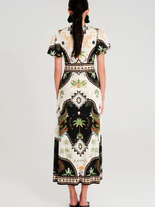 Peace & Chaos Reptile Long Dress - Image 3