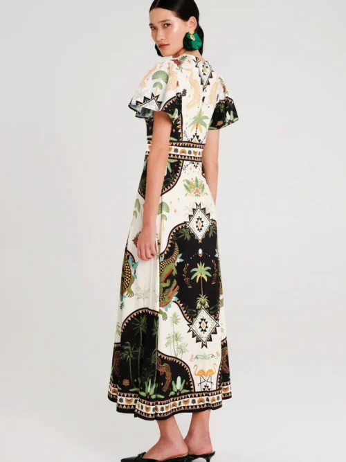 Peace & Chaos Reptile Long Dress - Image 4
