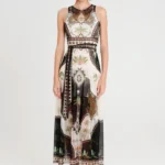 Απαλό, ελαστικό, αμάνικο mesh φόρεμα σε γραμμή A Συμπεριλαμβάνεται ζώνη Συμπεριλαμβάνεται slip dress από jersey