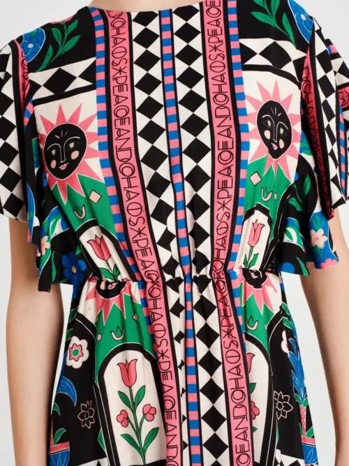 Peace & Chaos Manifestation Long Dress - Image 4