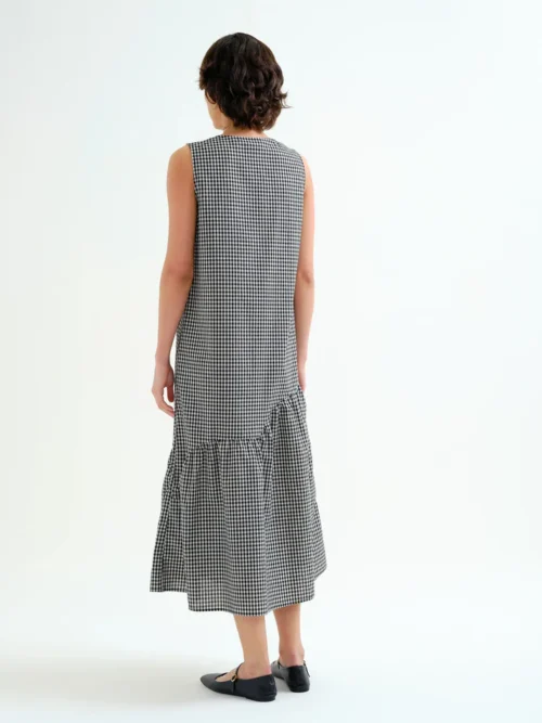 Compania Fantastica Gingham Midi Dress - Image 3