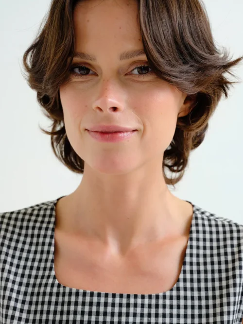 Compania Fantastica Gingham Midi Dress - Image 5