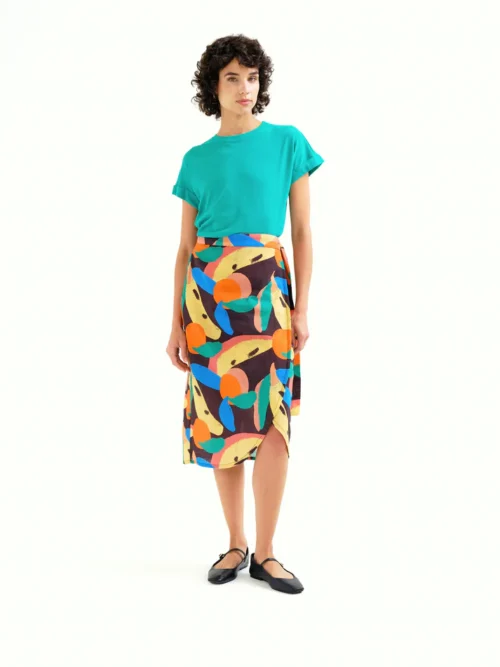 Compania Fantastica Tutti Frutti Midi Skirt - Image 5