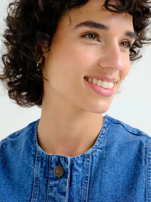 Compania Fantastica Denim Vest - Image 6