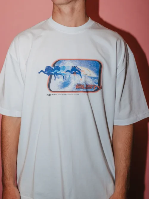 Rusty Tidal Kombat Graphic Tee - Image 5