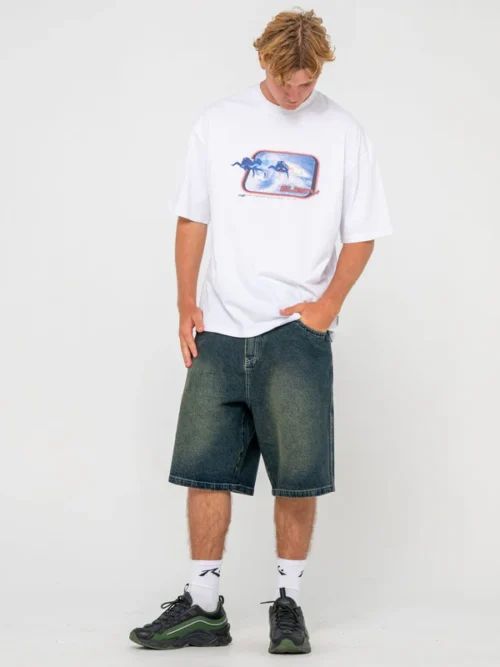 Rusty Tidal Kombat Graphic Tee - Image 6