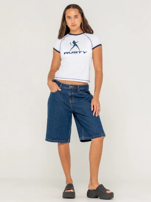 Rusty Delphie Devil Ringer Mini Tee - Image 6