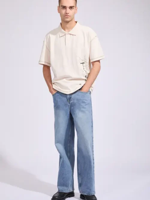 Rusty Funkshen Short Sleeve Polo Shirt - Image 5