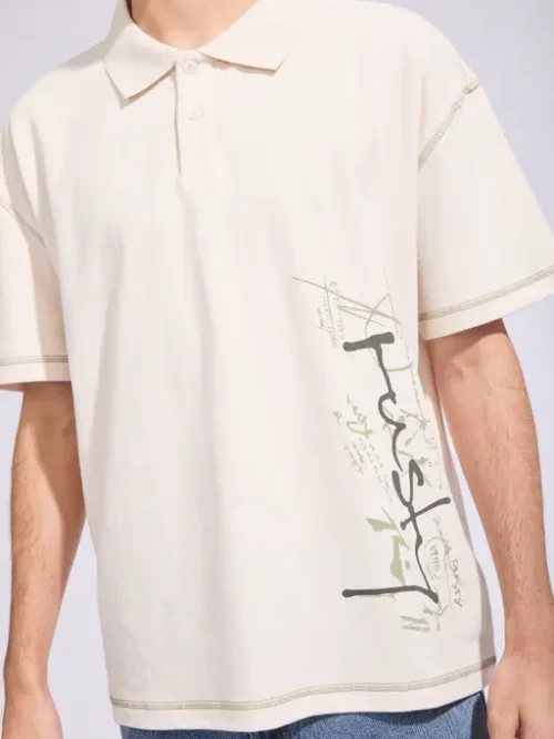 Rusty Funkshen Short Sleeve Polo Shirt - Image 4