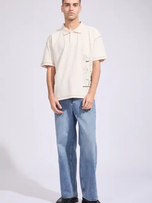 Rusty Funkshen Short Sleeve Polo Shirt - Image 6