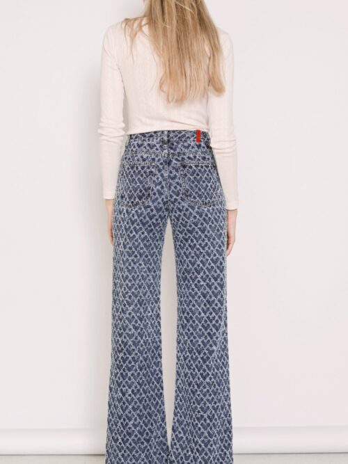Salt & Pepper Wide-leg Marissa Jeans - Image 3