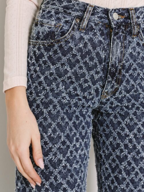 Salt & Pepper Wide-leg Marissa Jeans - Image 4