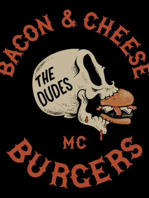 The Dudes Bacon & Cheese T-shirt - Image 3