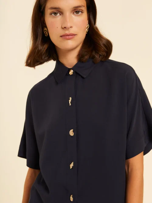 Pepaloves Black Short-Sleeved Shirt - Image 5