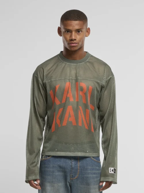 Karl Kani Stencil Mesh Boxy Long Sleeve - Image 3
