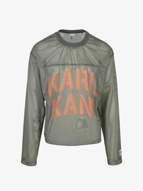 Karl Kani Stencil Mesh Boxy Long Sleeve - Image 1
