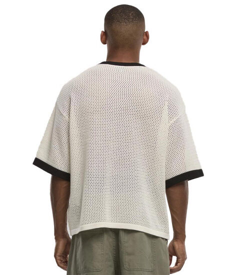 Karl Kani Cursive Varsity Crochet Boxy T-Shirt - Image 3