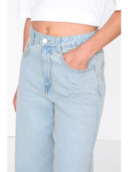 24Colours Baggy Jean Shorts - Image 4