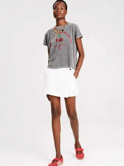 Peace & Chaos Cherry-Bomb Crop Top - Image 3
