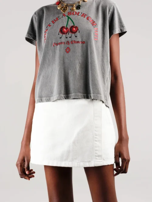 Peace & Chaos Cherry-Bomb Crop Top - Image 5
