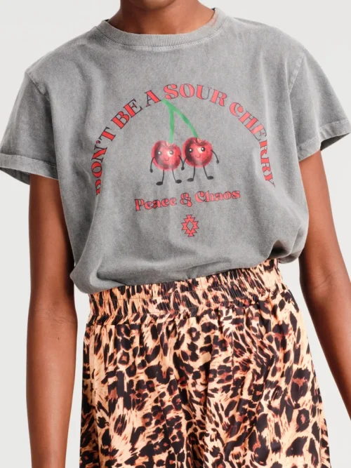 Peace & Chaos Cherry-Bomb Crop Top - Image 9