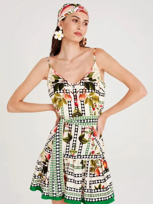 Peace & Chaos Tutti-Frutti Short Dress - Image 7