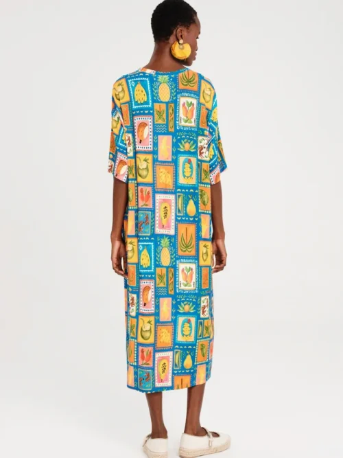 Peace & Chaos Papaya Long Dress - Image 5