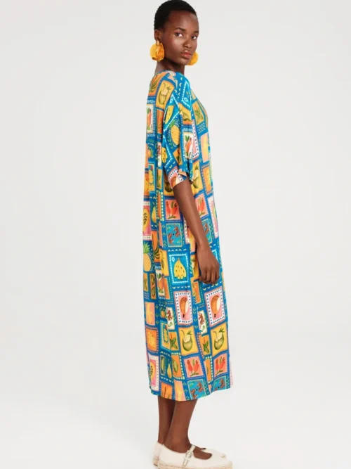 Peace & Chaos Papaya Long Dress - Image 6