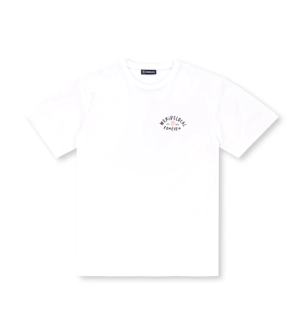 WeRideLocal_Forever_White_Tee_Front