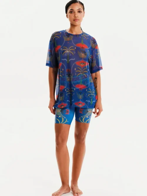 Peace & Chaos Alignment Loose-Fit Mesh T-Shirt - Image 1