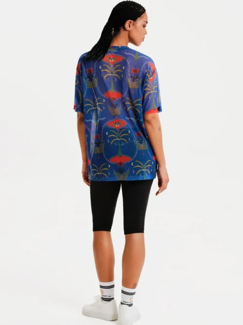 Peace & Chaos Alignment Loose-Fit Mesh T-Shirt - Image 2
