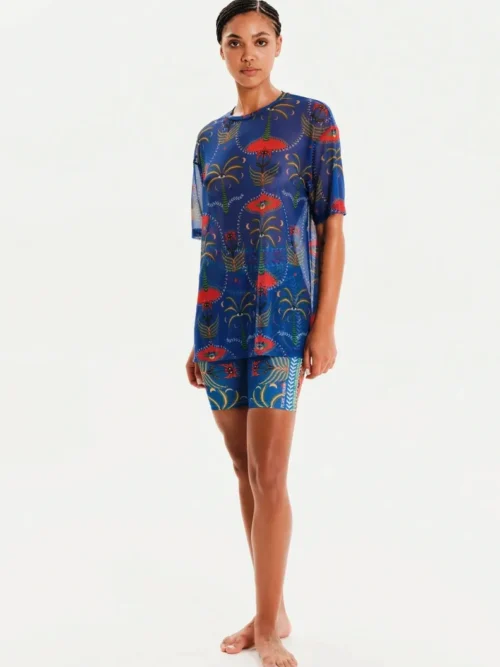 Peace & Chaos Alignment Loose-Fit Mesh T-Shirt - Image 5